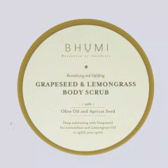 BHUMI Grapeseed & Lemongrass Body Scrub Grapeseed & Lemongrass Body Scrub