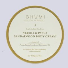 BHUMI Neroli & Papua Sandalwood Body Cream Neroli & Papua Sandalwood Body Cream
