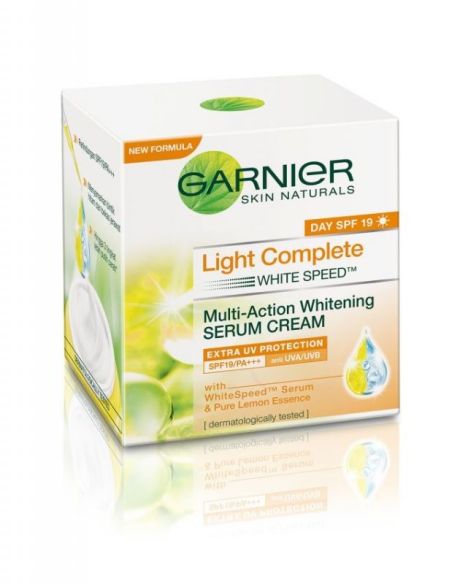 Garnier Light Complete Multi-Action Whitening Serum Cream Extra UV Protection